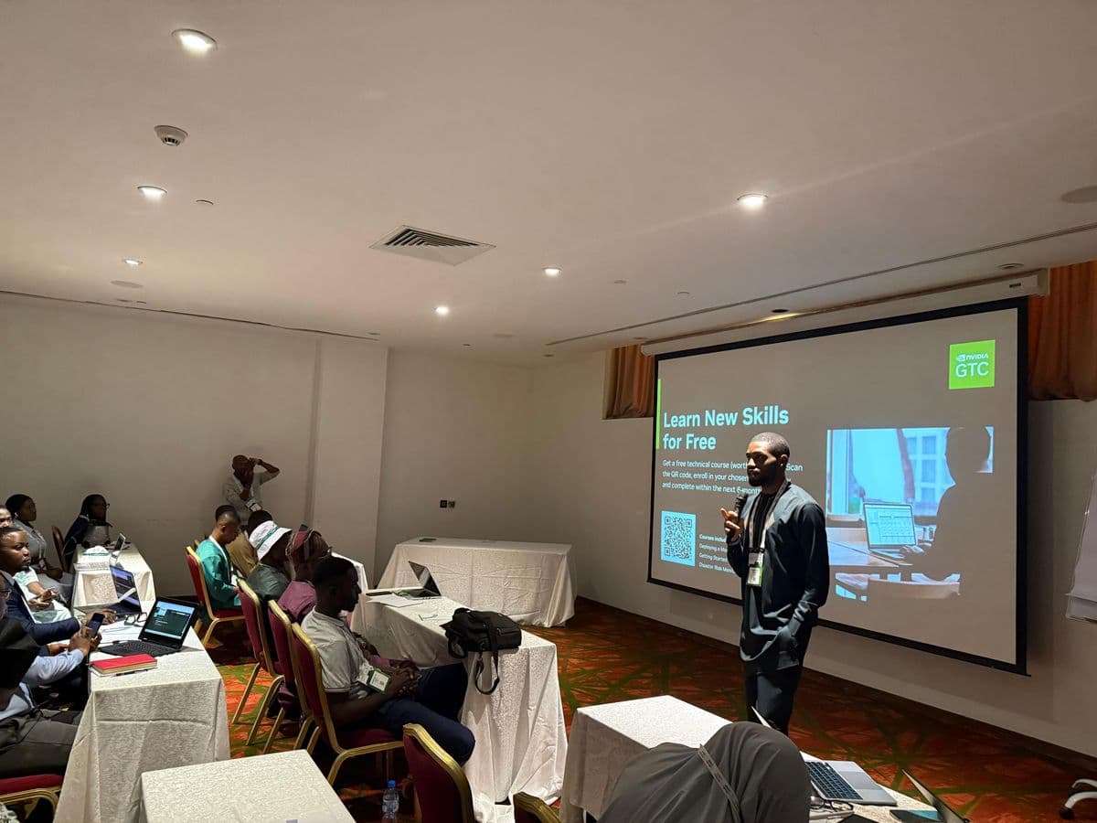 Chukwuebuka Chukwudi speaking at GITEX Nigeria